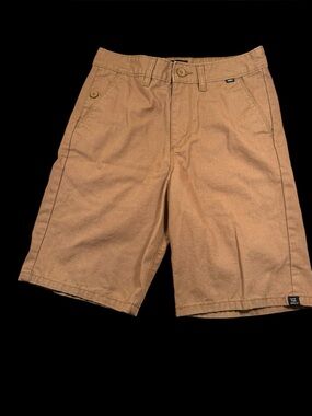 Vans Canvas Flat-Front Shorts